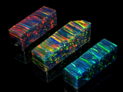 Synthetic Opals - Black Opals
