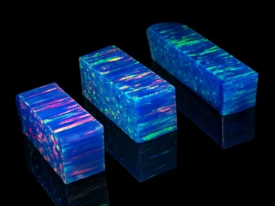 Synthetic Opal - Blue Opals