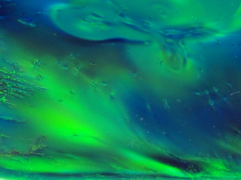 Synthetic Impregnated Opal - Green Aurora Opal (Pattern)