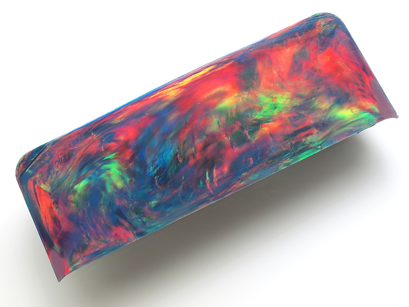Synthetic Impregnated Opal - Orange Aurora Opal