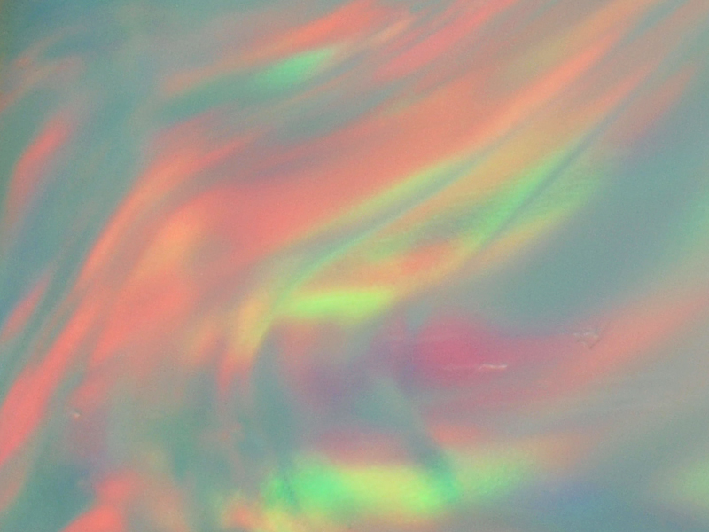Synthetic Impregnated Opal - White Aurora Opal (Pattern)