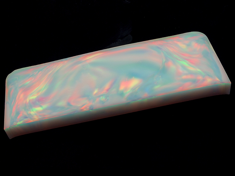 Synthetic Impregnated Opal - White Aurora Opal