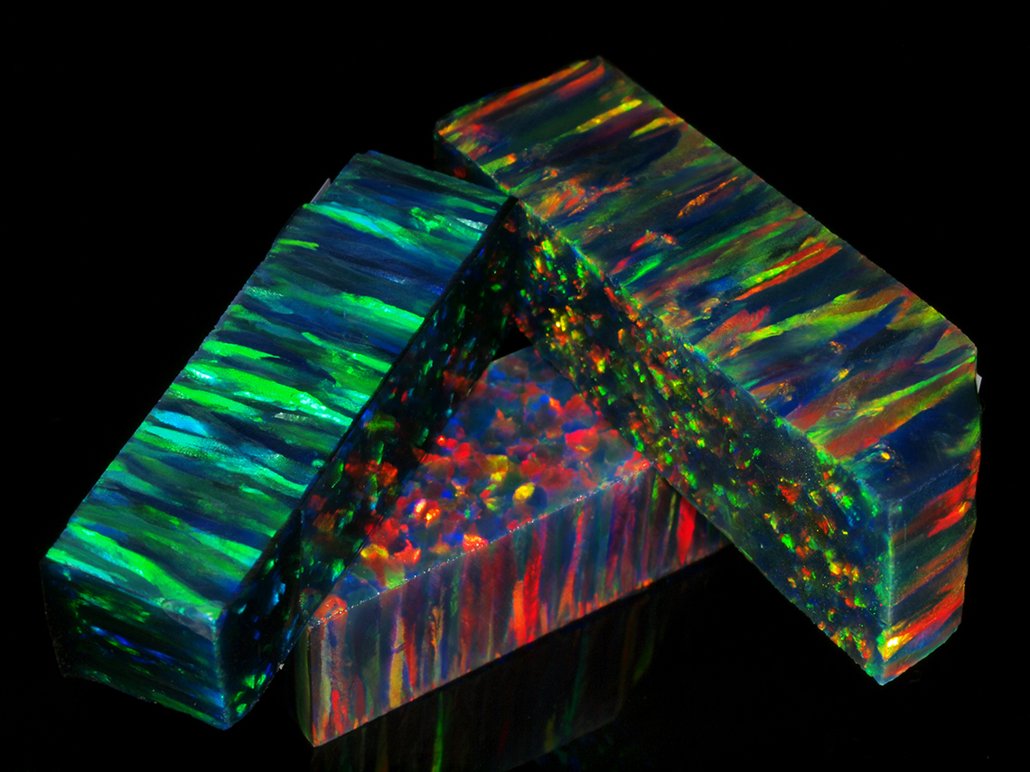 Synthetic Opal (Impregnated) - Black Opal