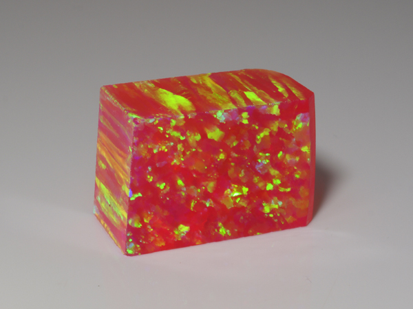 Impregnated Synthetic Opal - Orange Opal