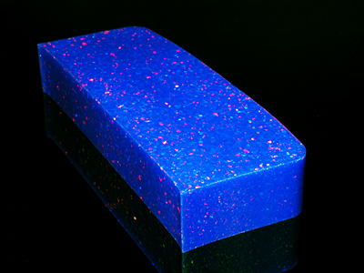 Lab Created Opal - Blue Opal (Red Fire) Synthetic Opal - Blue Opal