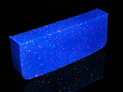 Lab Created Opal - Blue Opal (Red Fire) Synthetic Opal - Blue Opal
