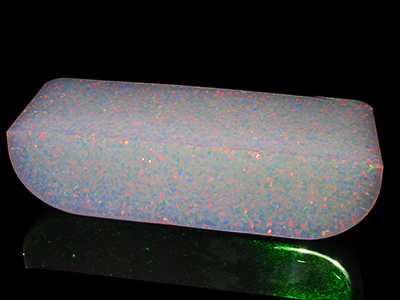 Lab Created Opal - White Opal (Red Fire) Synthetic Opal - White Opal