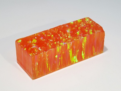 Synthetic Opal (Impregnated) - Orange Opal